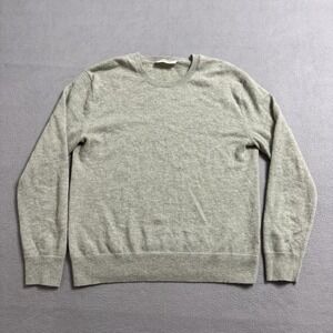 Everlane Cashmere Sweater Womens Small Green Crewneck Soft Minimalist Casual